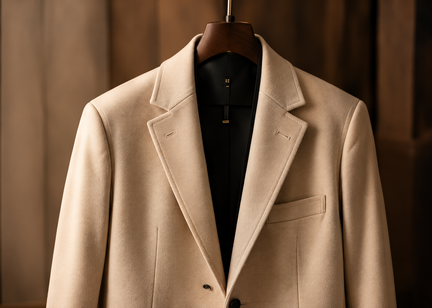 Cream tailored blazer