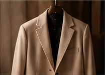 Cream tailored blazer